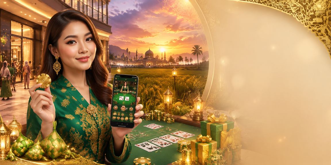 Suasana permainan baccarat dalam talian di Kedah dengan reka bentuk batik tradisional Malaysia