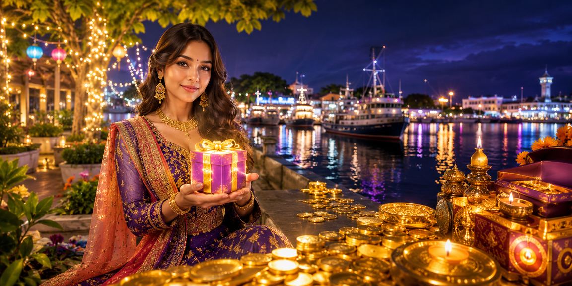 Suasana kasino hiburan Malaysia dengan meja baccarat eksklusif dan pencahayaan mewah